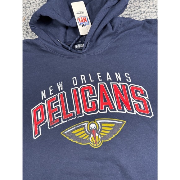 NFL Team Apparel Other - New Orleans Pelicans NBA Team Apparel Navy Blue Hoodie Sweatshirt Mens Large NWT
